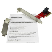 StarTech.com x4 PCI Express till SFF-8643-adapter för PCIe NVMe U.2-SSD