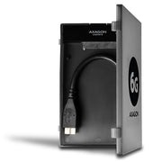 Axagon ADSA-1S6 Hölje för lagringsenheter HDD- / SSD kabinett Svart 2.5"