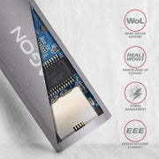 Axagon ADE-TR nätverkskort Ethernet 1000 Mbit/s