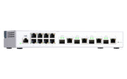 QNAP QSW-M408-4C nätverksswitchar hanterad L2 Gigabit Ethernet (10/100/1000) Vit