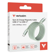 Verbatim 31864 USB-kablar USB 2.0 1,2 m USB C 0,48 Gbit/s 60 W Grön