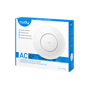 Cudy AP1300 1167 Mbit/s Vit Strömförsörjning via Ethernet (PoE) stöd