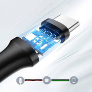 Ugreen 20882 USB-kablar USB 3.2 Gen 1 (3.1 Gen 1) 1 m USB A USB C 15 W Svart