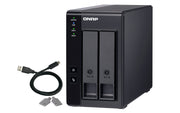 QNAP TR-002 Hölje för lagringsenheter HDD- / SSD kabinett Svart 2.5/3.5"