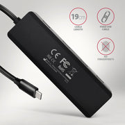 Axagon HUE-C1C gränssnittshubbar USB 3.2 Gen 1 (3.1 Gen 1) Type-C 5000 Mbit/s Svart