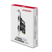 Axagon PCEA-S2N nätverkskort/adapters Intern RS-232