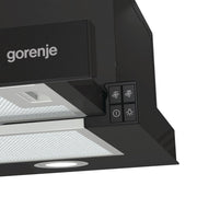 Gorenje TH62E4BG Halvinbyggd (utdragbar) Svart 450 m³/h