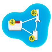 Repeater 3000 AX Nätverksrepeater 2400 Mbit/s Vit