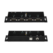 StarTech.com USB till DB9 RS232 seriell adapterhubb med 4 portar
