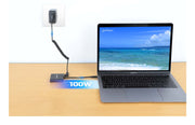Manhattan 154321 videokabeladapter 0,15 m USB Type-C 2 x HDMI Svart