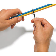 Techly 280 x 4.8mm buntband Nylon Svart
