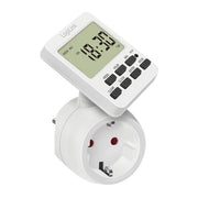 LogiLink ET0014 elektriska tidtagarur Vit Daglig timer/veckotimer