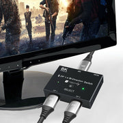 Techly IDATA-DP-2DP-8KT bild-switchar DisplayPort