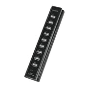 LogiLink UA0096 gränssnittshubbar USB 2.0 480 Mbit/s Svart