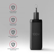 Axagon ACU-DPQ100 mobilladdare Mobil dator