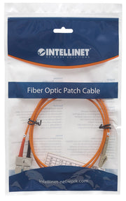 Intellinet 1.0m LC-SC M/M InfiniBand och fiberoptisk kabel 1 m Orange