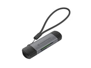 Conceptronic BIAN05G kortläsare USB 3.2 Gen 1 (3.1 Gen 1) Type-A/Type-C Grå