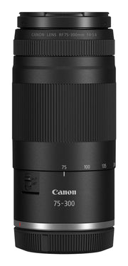 Canon RF 75-300 mm F4-5.6 Cropped frame(APS-C) camera Zoomobjektiv Svart