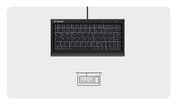 KeySonic KSK-3011ELC (DE) tangentbord Hem USB QWERTZ tyska Svart
