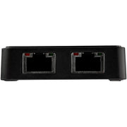 StarTech.com USB 3.0 till Dubbel Port Gigabit Ethernet-nätverksadapter med USB-port