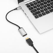 Manhattan 153706 videokabeladapter 0,15 m USB Type-C HDMI Typ A (standard) Svart