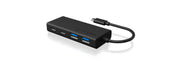 ICY BOX IB-HUB1426-CPD USB 3.2 Gen 1 (3.1 Gen 1) Type-C 5000 Mbit/s Svart