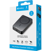 Sandberg Mag Wireless Powerbank 10000 ALU