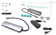 i-tec C31NANOLANPD100 dockningsstationer för bärbara datorer Kabel USB 3.2 Gen 1