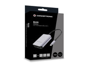 Conceptronic BIAN09G kortläsare USB 3.2 Gen 2 Type-C Grå