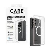 PanzerGlass CARE by Urban Explorer Case Transparent w. White Qi Samsung Galaxy S26