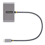 StarTech.com USB-C-hubb med 4 portar och 100 W pass-through-strömförsörjning