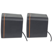 Manhattan 161435 högtalare Svart Kabel 6 W