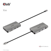 CLUB3D CSV-1593 dockningsstationer för bärbara datorer USB 3.2 Gen 1 (3.1 Gen 1)