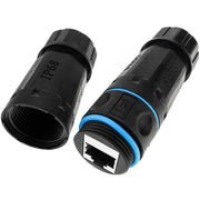 Techly IWP-MD C6-IP68T kabelomvandlare (hane/hona) RJ-45 Svart