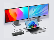 Conceptronic DONN30B dockningsstationer för bärbara datorer Kabel Thunderbolt 4 Svart