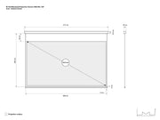 Multibrackets 0526 projektordukar 3,43 m