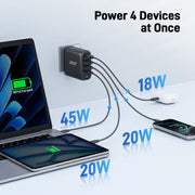 Acer ZL.ADTCC.00L mobilladdare Universal Svart AC Snabb laddning inomhus