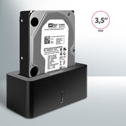 Axagon ADSA-SN Dockningsstation för lagringsenhet USB 3.2 Gen 1 (3.1 Gen 1) Type-A