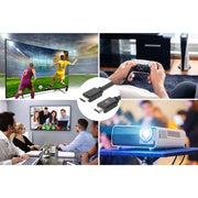 Manhattan 356695 HDMI-kabel 10 m HDMI Typ A (standard) Svart