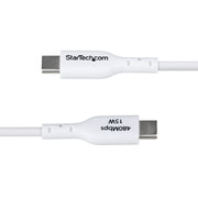StarTech.com 1 m USB-A till USB-C-laddningskabel