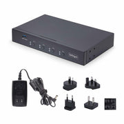 StarTech.com KM-switch med 4 portar och musväxling