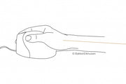 BakkerElkhuizen Evoluent4 datormöss Kontor vänster hand laser 2600 DPI