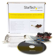 StarTech.com PCI Express USB 3.0-kort med 4 portar