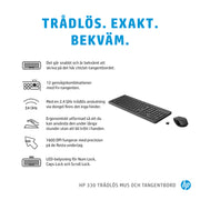 HP 330 trådlös mus och tangentbord kombinerat
