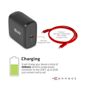 CLUB3D CSV-1564W65 dockningsstationer för bärbara datorer Dockning USB 3.2 Gen 1