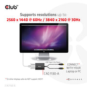 CLUB3D CAC-1130-A videokabeladapter 0,6 m DVI-D Mini DisplayPort + USB Type-A Svart