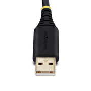StarTech.com 10ft (3 m) USB till Null Modem seriell adapterkabel