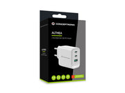 Conceptronic ALTHEA21W65 mobilladdare Universal Vit AC Snabb laddning inomhus