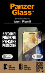 PanzerGlass EyeCARE Screen Protection iPhone 15