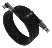 GENESIS NVC-2220 USB-kablar USB 3.2 Gen 1 (3.1 Gen 1) 3 m USB A USB C 5 Gbit/s Svart